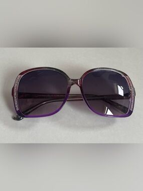 Prive Revaux Women's Gradient Purple Oversized Sunglasses